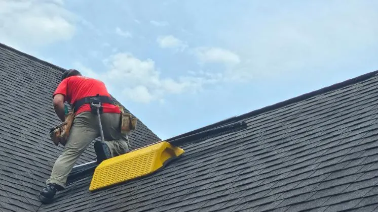 Animal-damage-roof-repair image Wildlife damage repair by Critter Wranglers