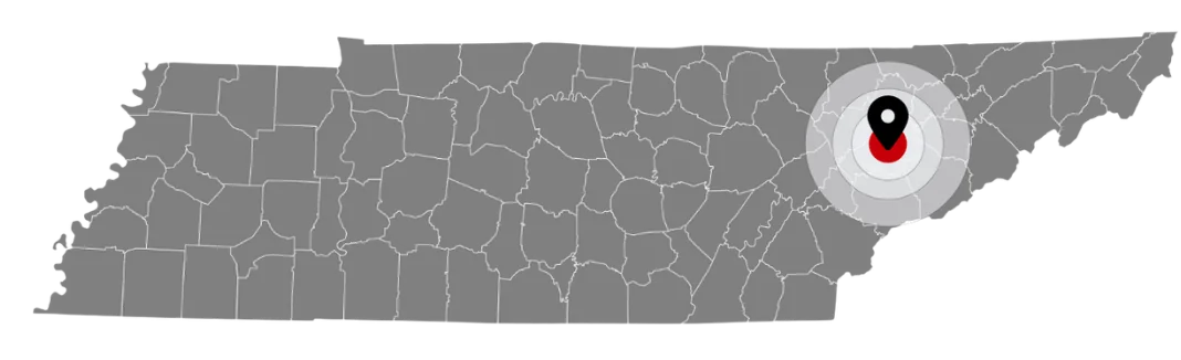 Critter Wranglers Service Area Map