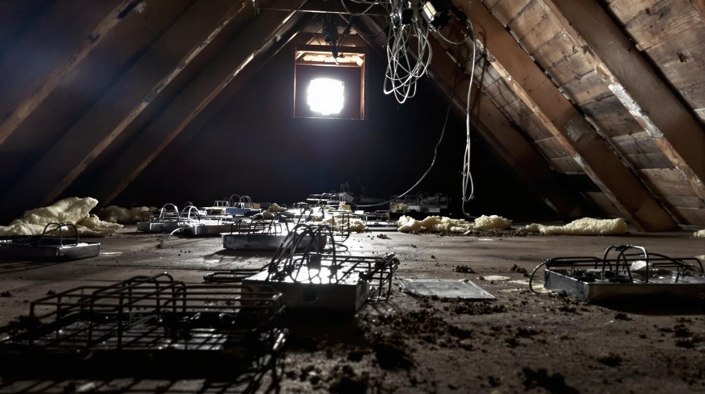 ineffective attic rat traps