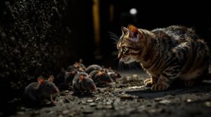 rats may flee cats