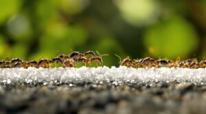 ants versus salt barrier