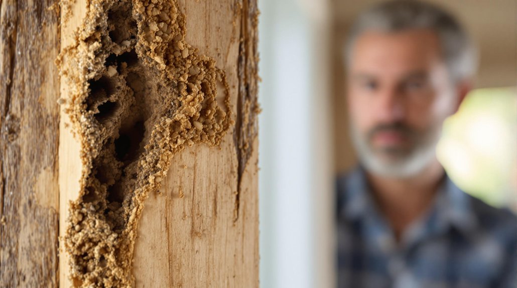 termite damage to homes